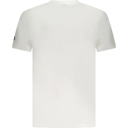 White Cotton Men T-Shirt