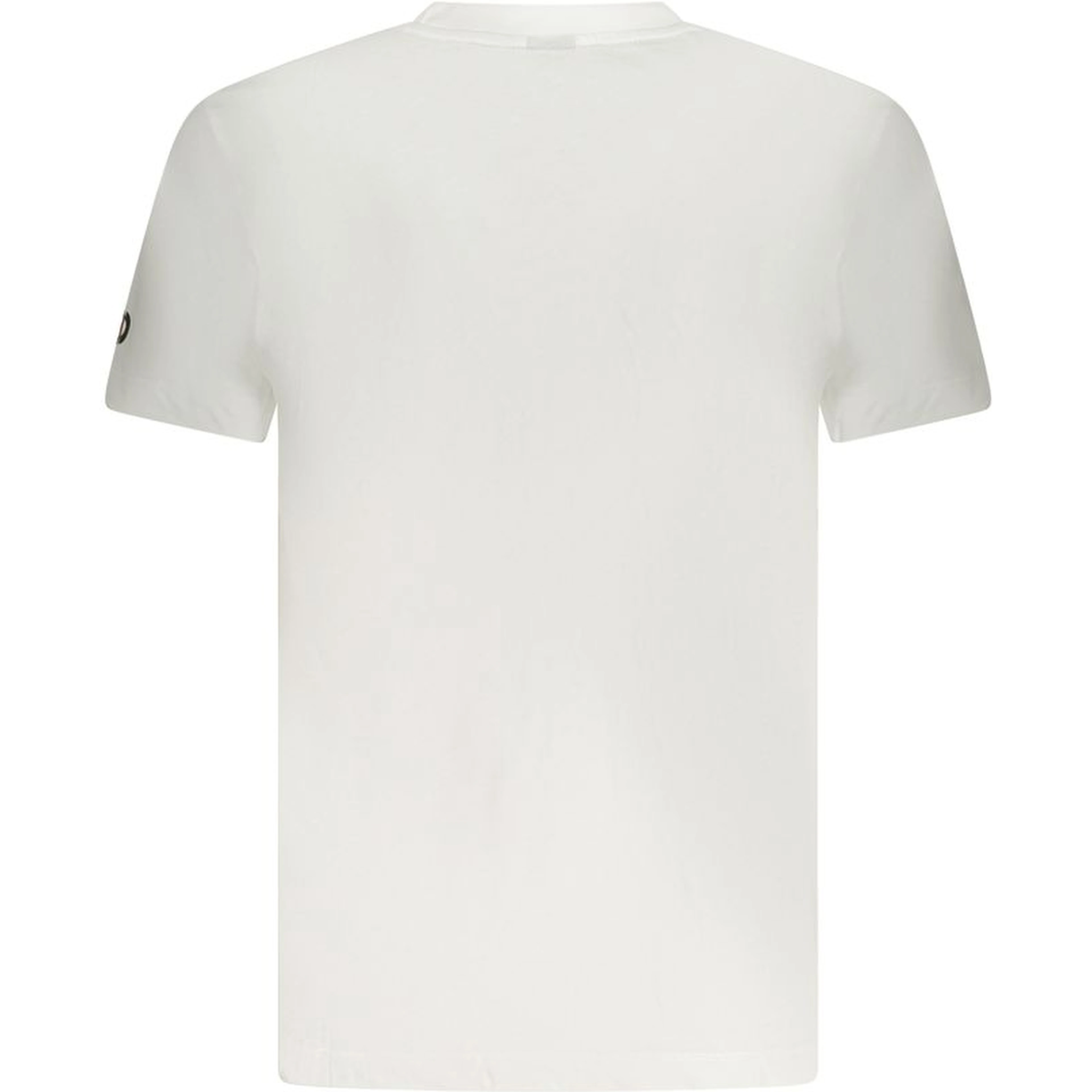 White Cotton Men T-Shirt