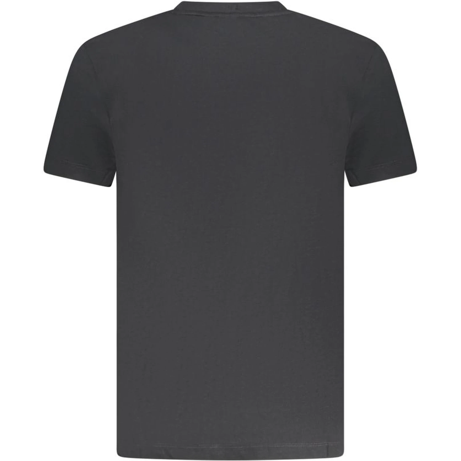 Black Cotton Men T-Shirt