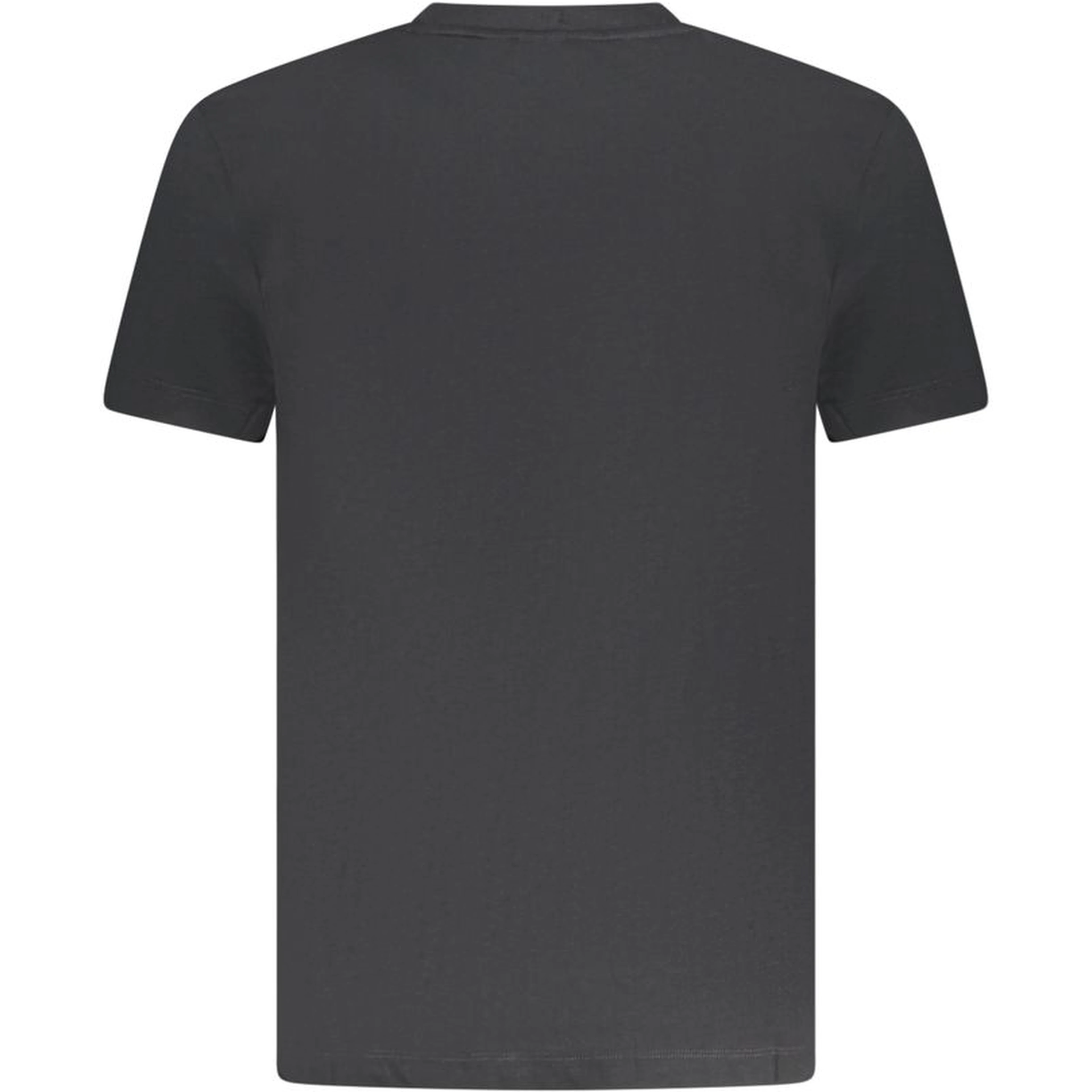 Black Cotton Men T-Shirt