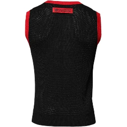 Black Cotton Slim Fit Round Neck T-shirt