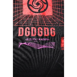 Black Cotton Graphic Print Crew Neck T-shirt