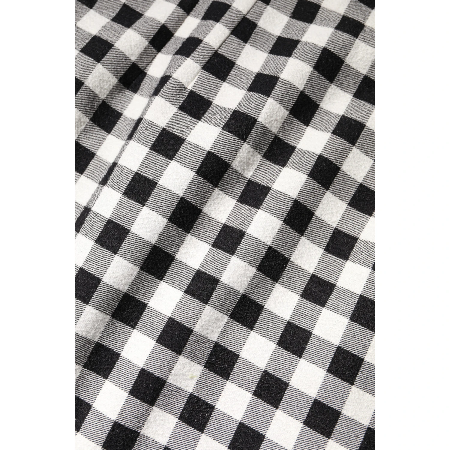 White Black Checkered Sleeveless Sheath Dress