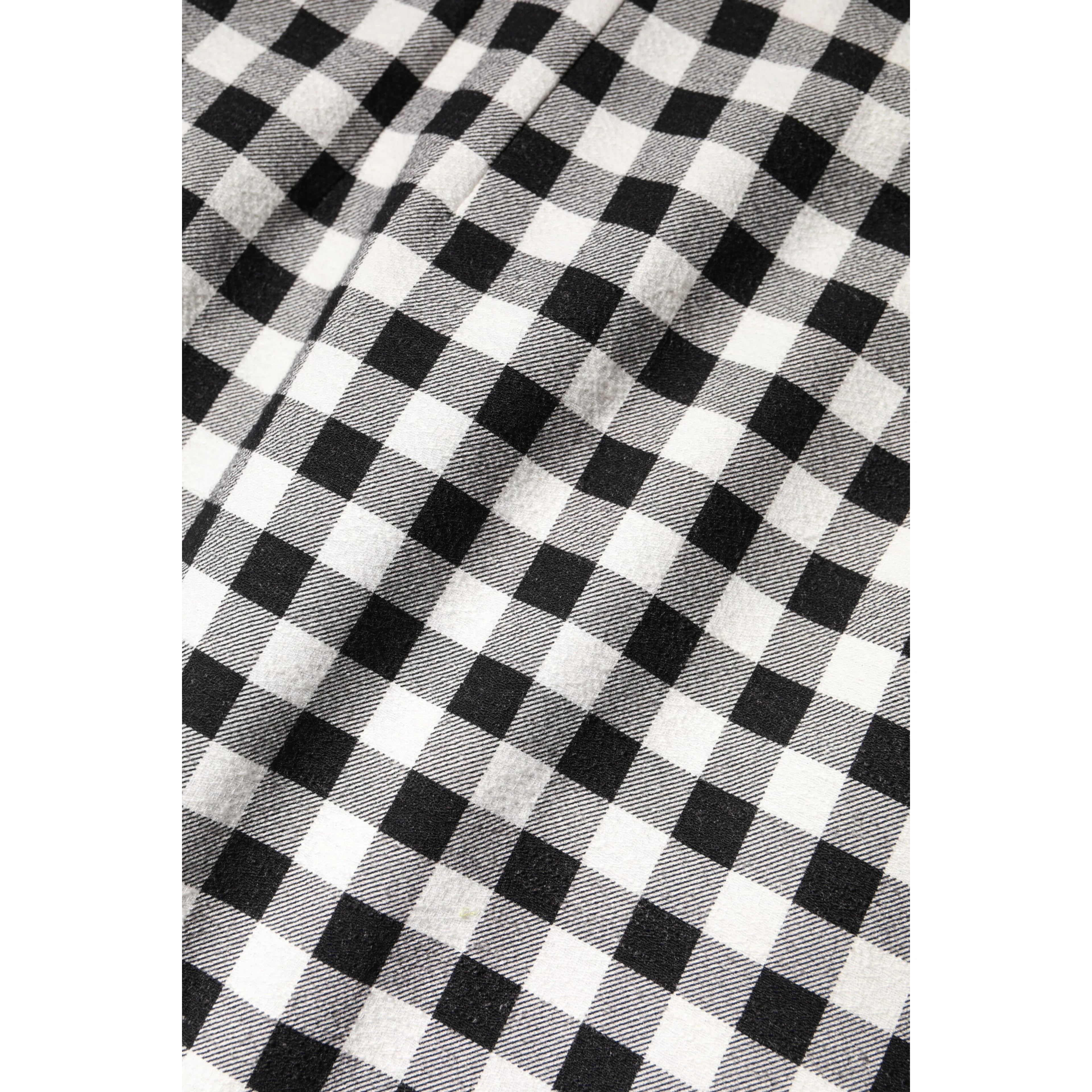White Black Checkered Sleeveless Sheath Dress
