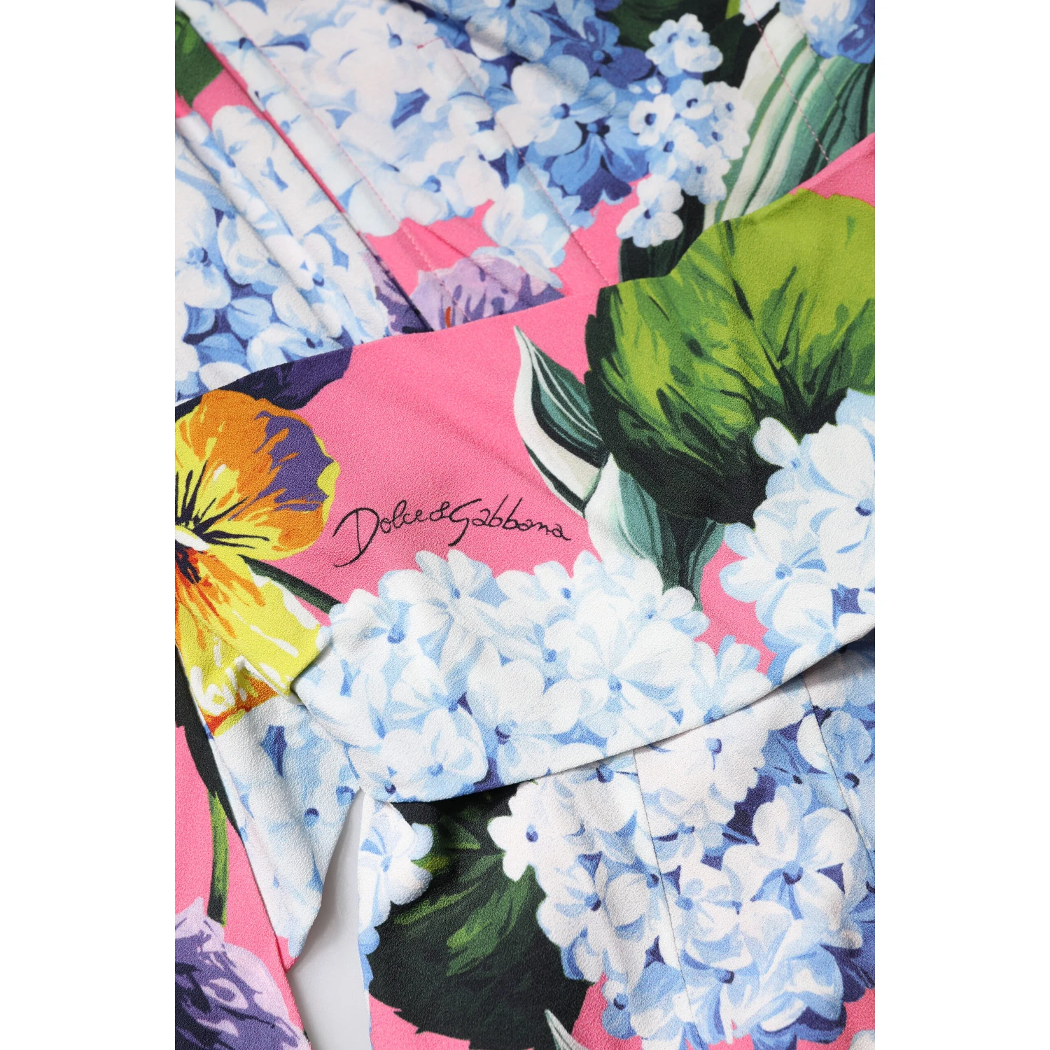 Multicolor Floral Pleated Sheath Midi  Dress