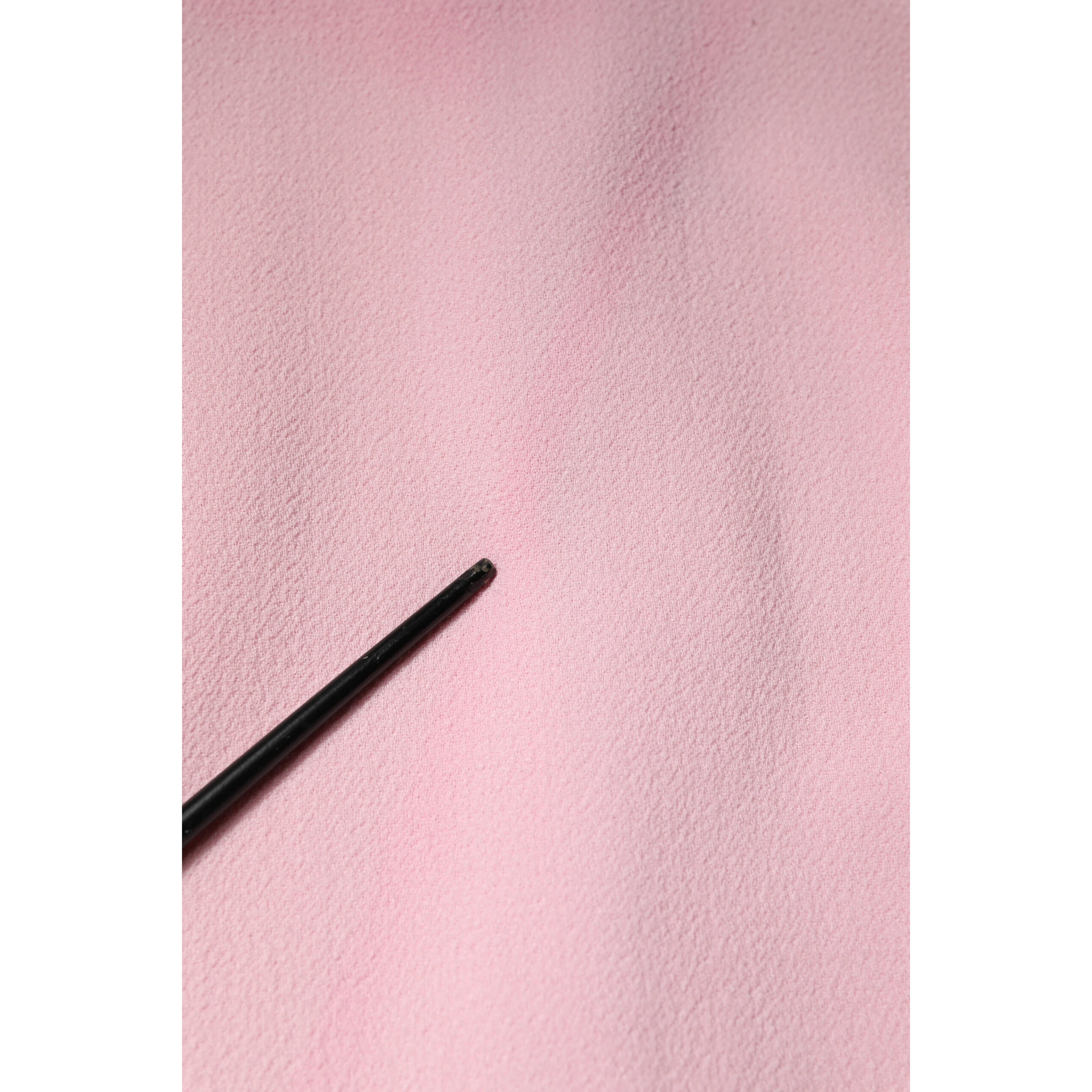Pink Blue Wool Sleeveless Shift Mini Dress