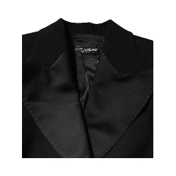 Black Wool Jumpsuit Dress Women Coat Jacket