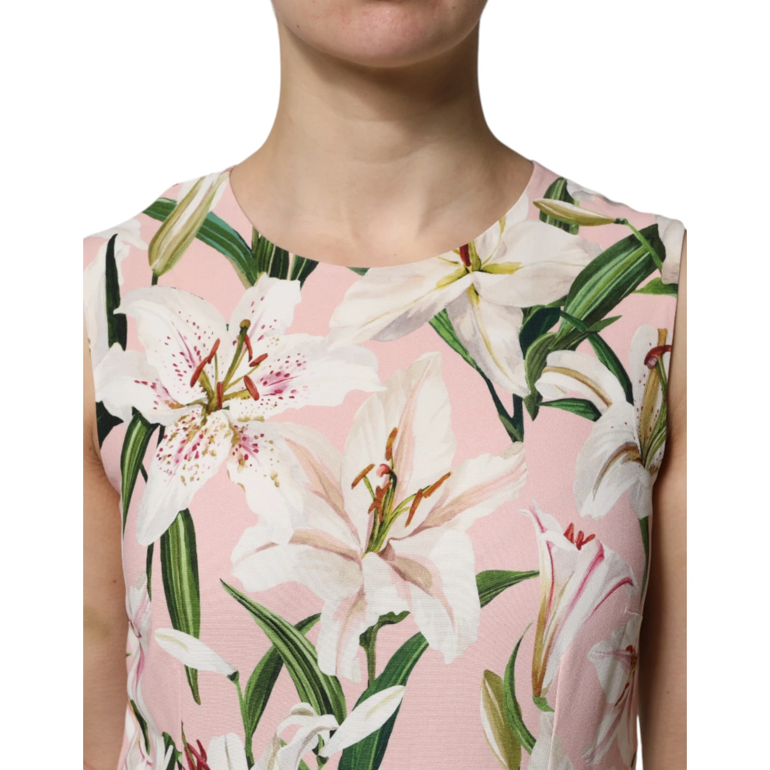 Multicolor Floral Print Round Neck Tank Top