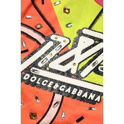 Multicolor Printed Crystal Embellishment Top