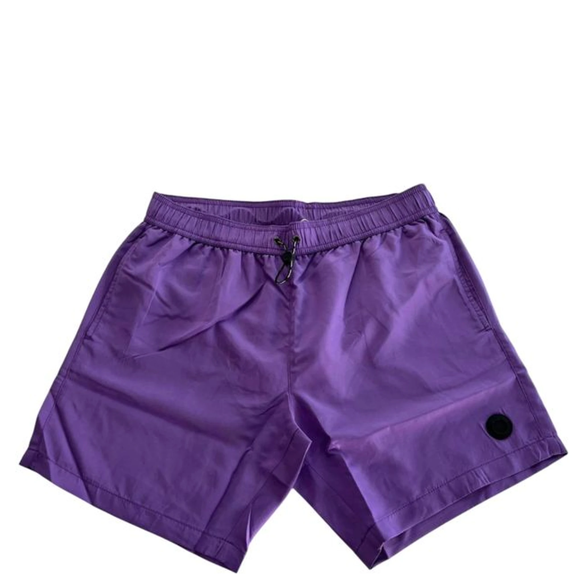 Purple Polyester Men Swim Short
