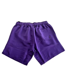 Purple Polyester Men Swim Short