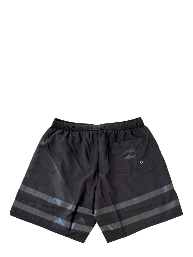 Black Polyester Men Swim Short alternative