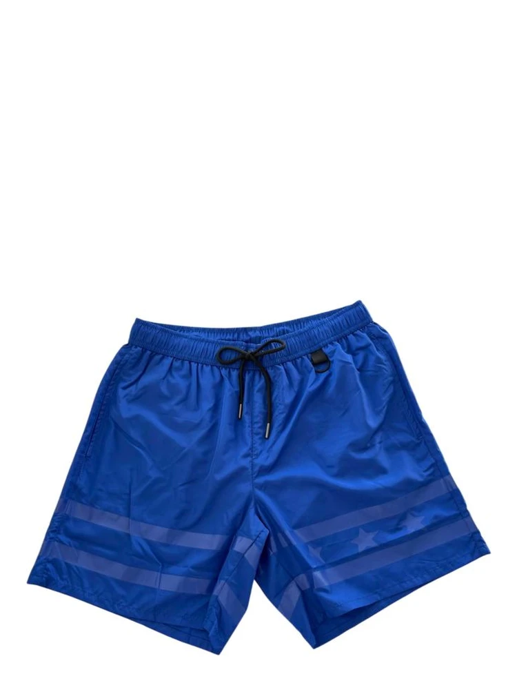 Blue Polyester Swimwear