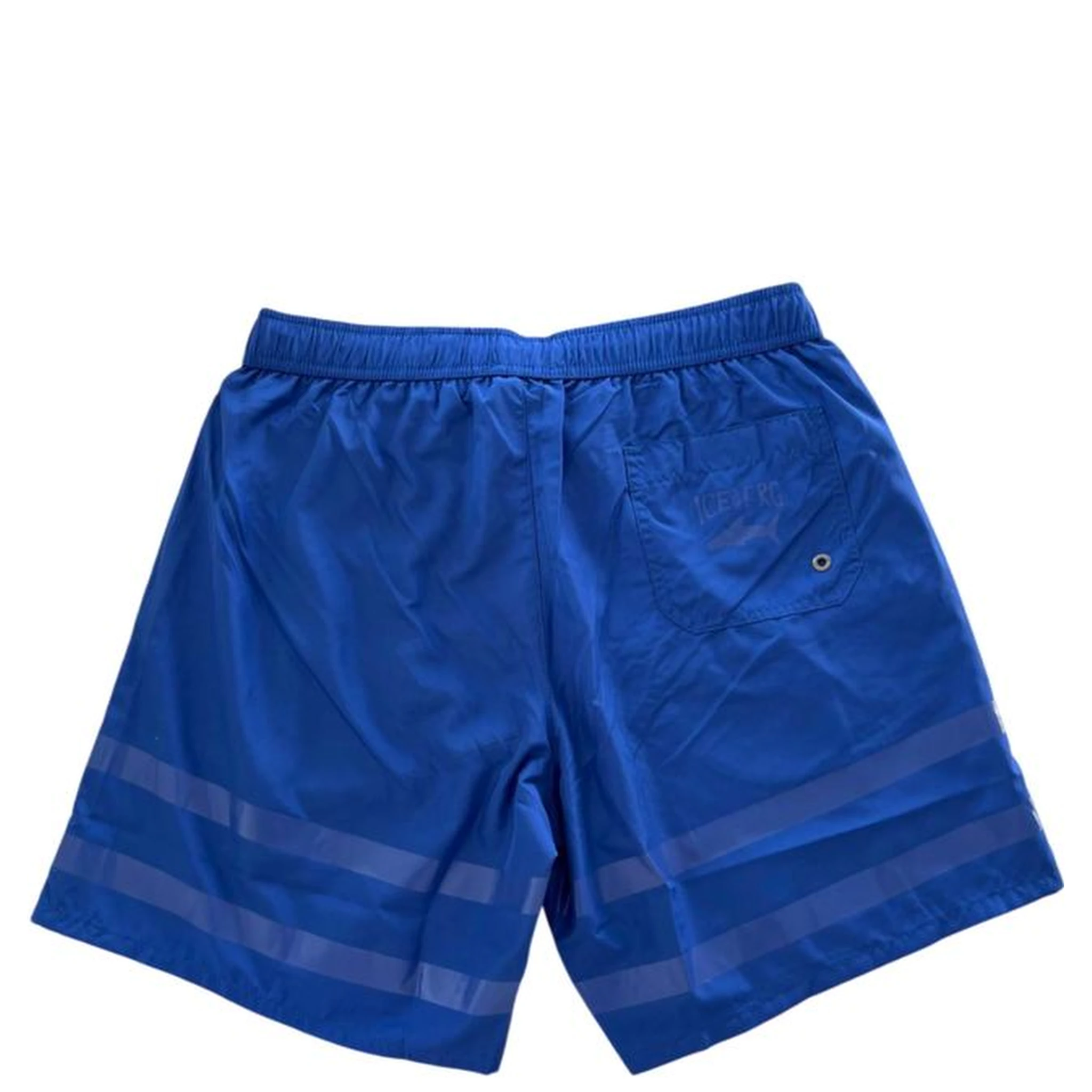 Blue Polyester Swimwear