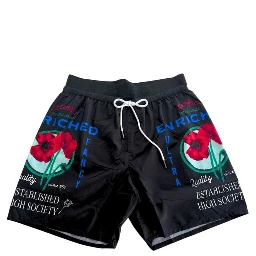 Black Polyester Swimwear