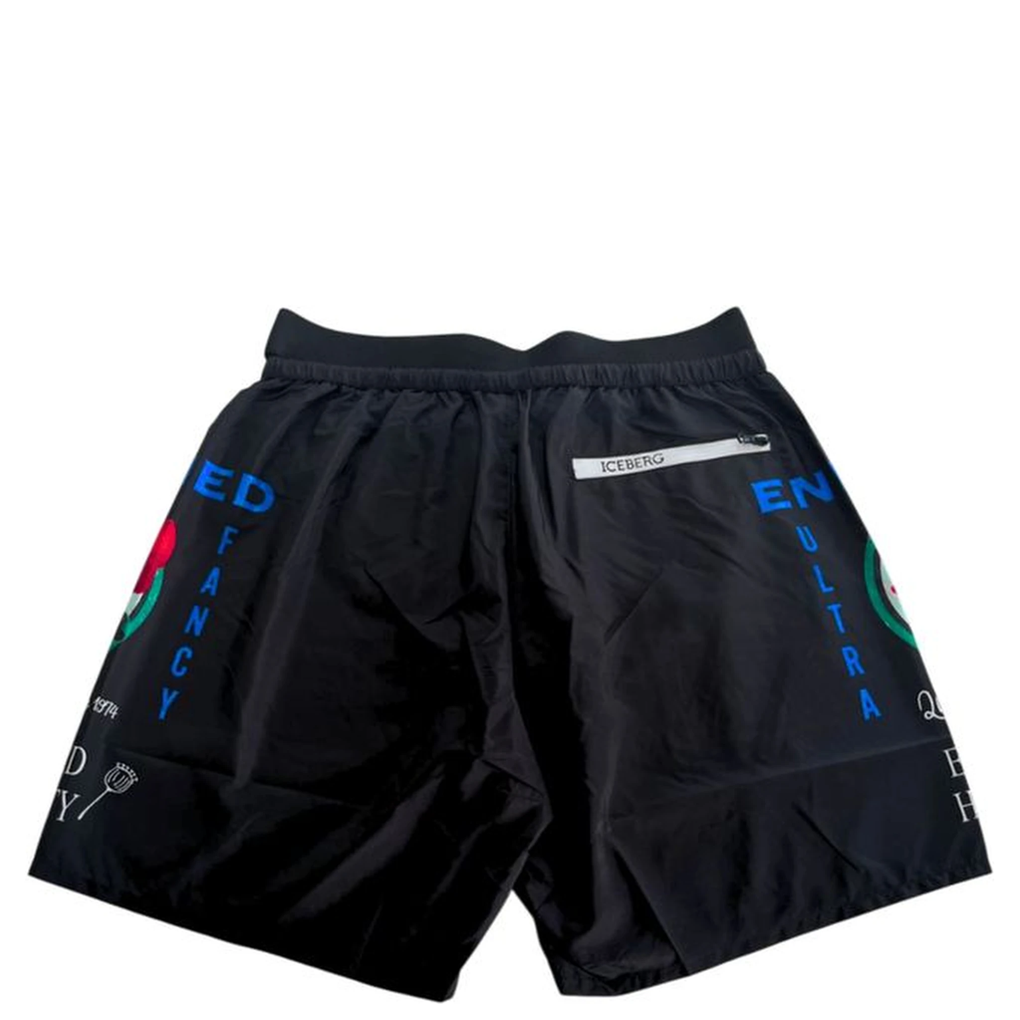 Black Polyester Swimwear