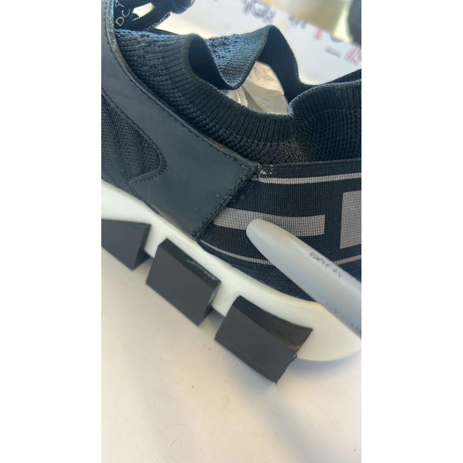 Black Mesh Sorrento Trekking Sneakers Shoes