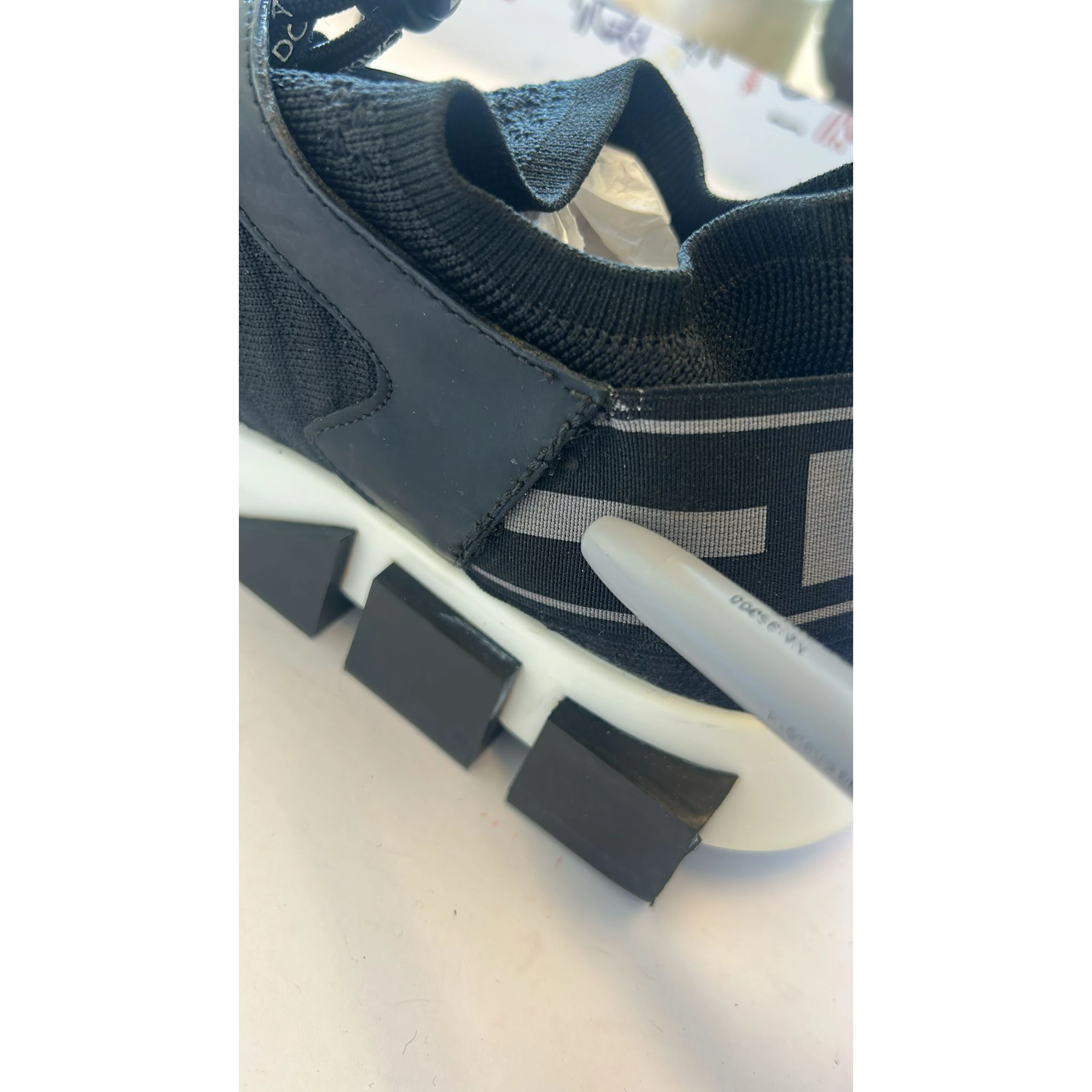 Black Mesh Sorrento Trekking Sneakers Shoes
