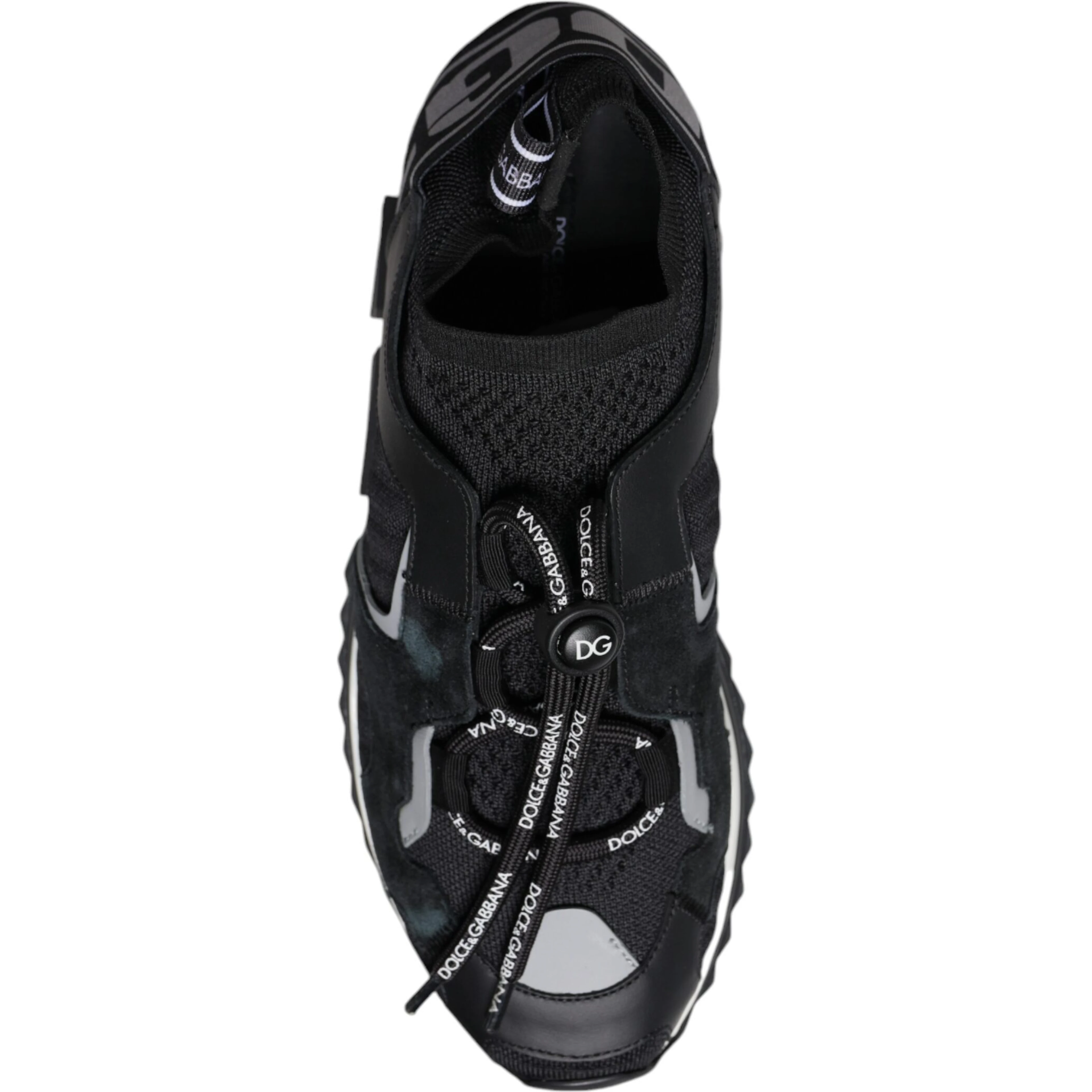 Black Mesh Sorrento Trekking Sneakers Shoes