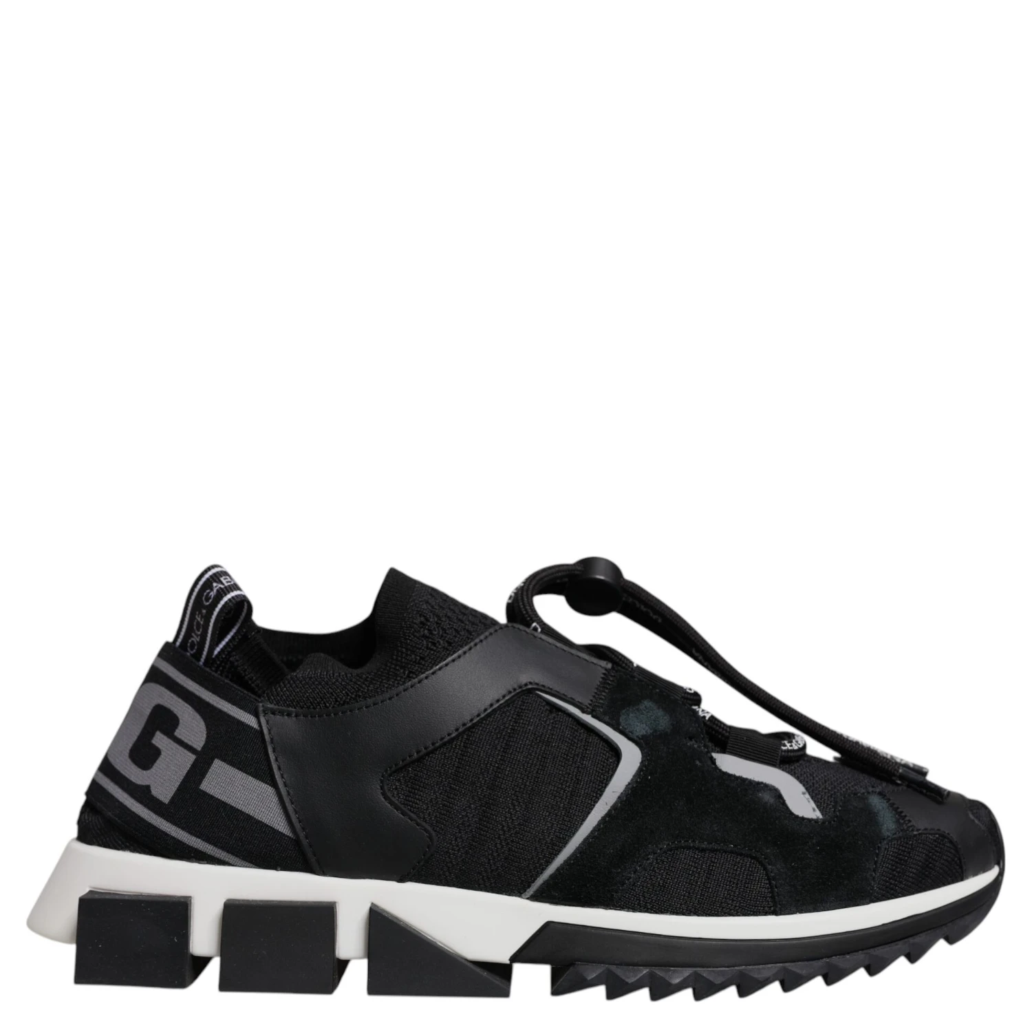 Black Mesh Sorrento Trekking Sneakers Shoes