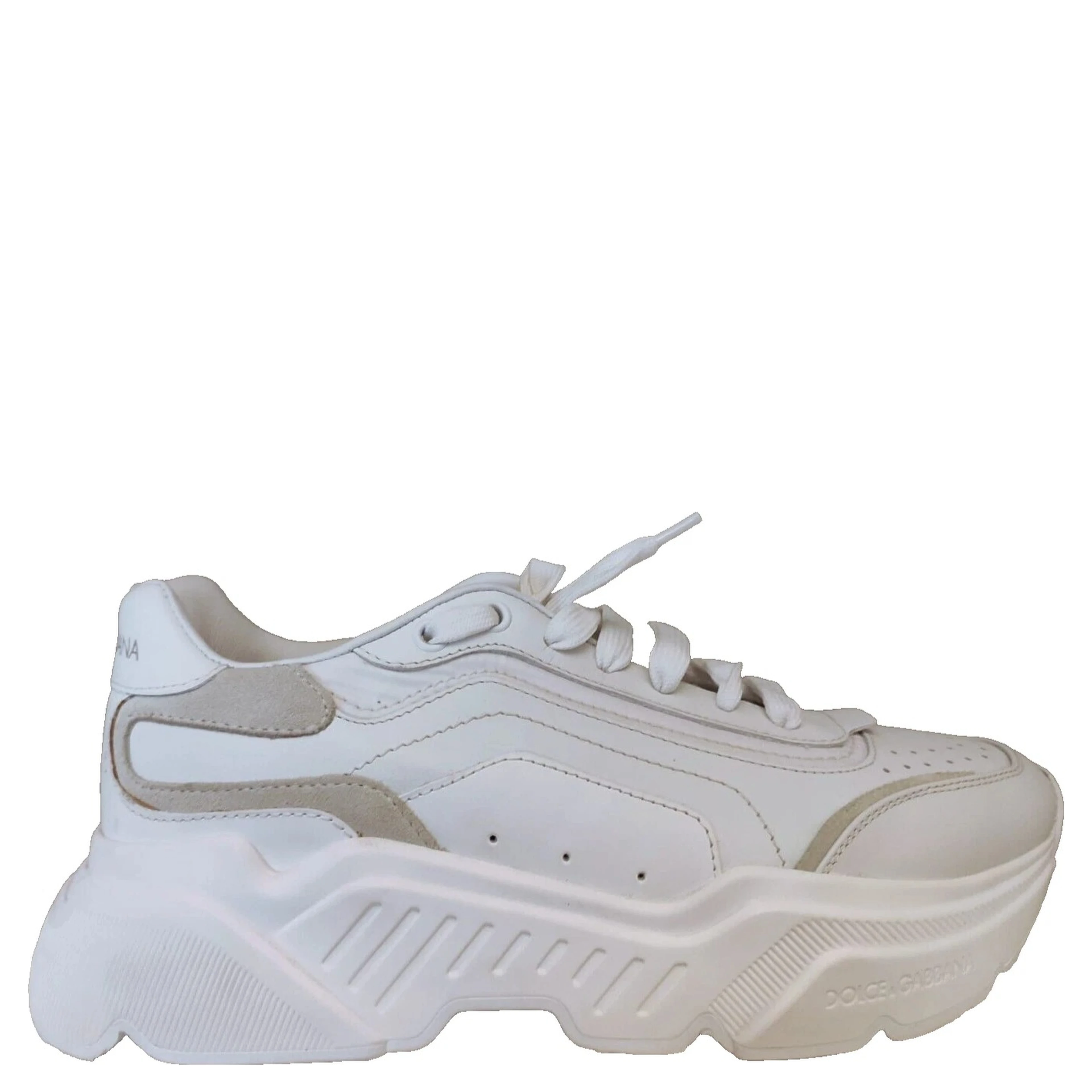 White Daymaster Low Top Mens Sneakers Shoes