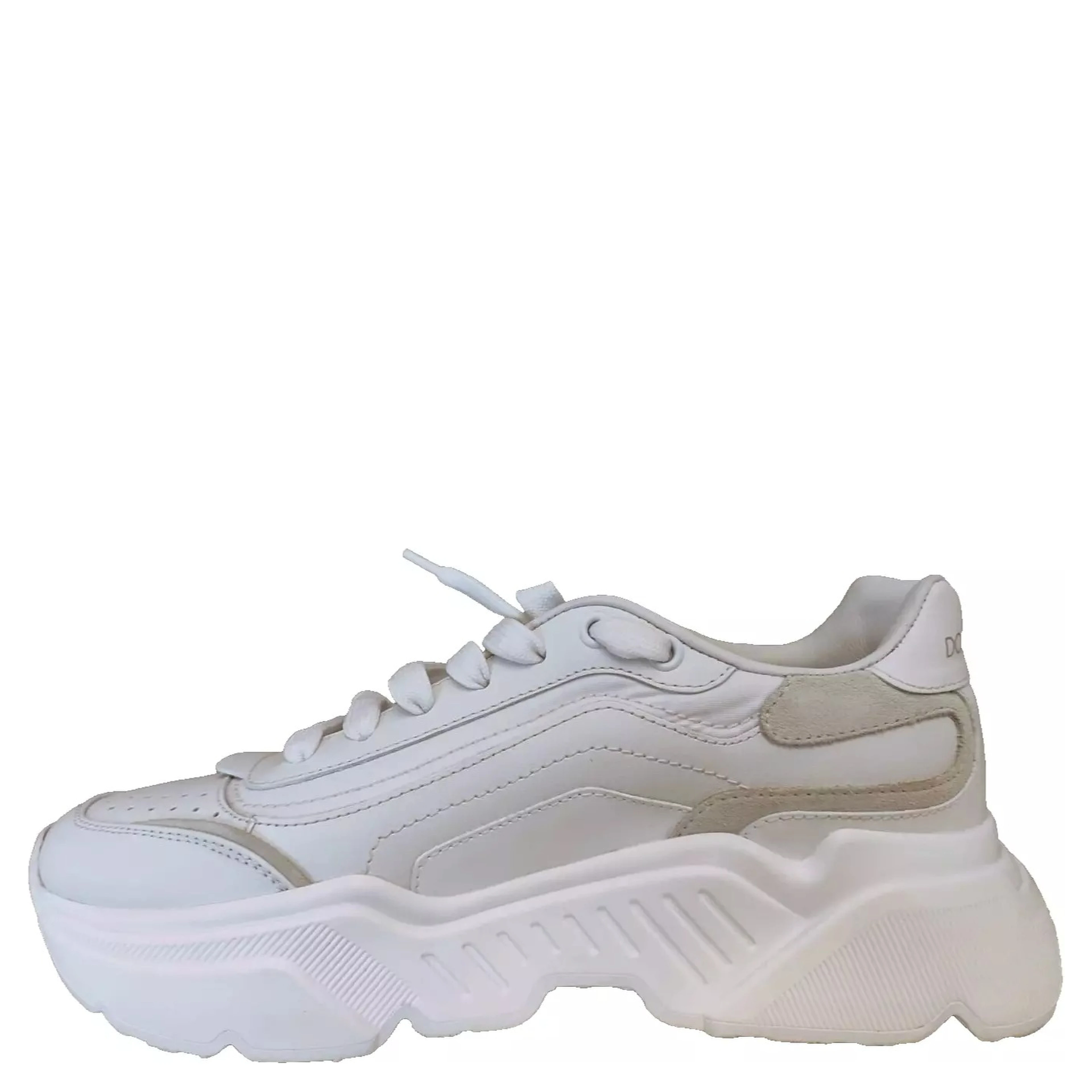 White Daymaster Low Top Mens Sneakers Shoes