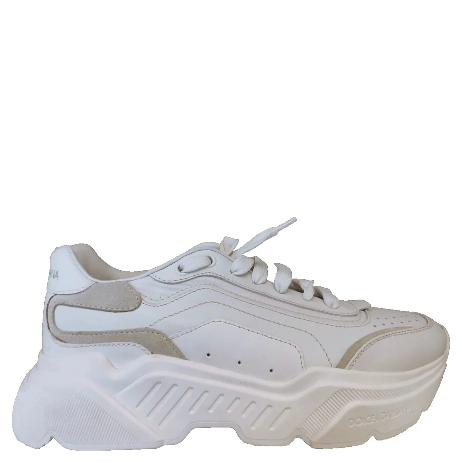 White Daymaster Low Top Mens Sneakers Shoes