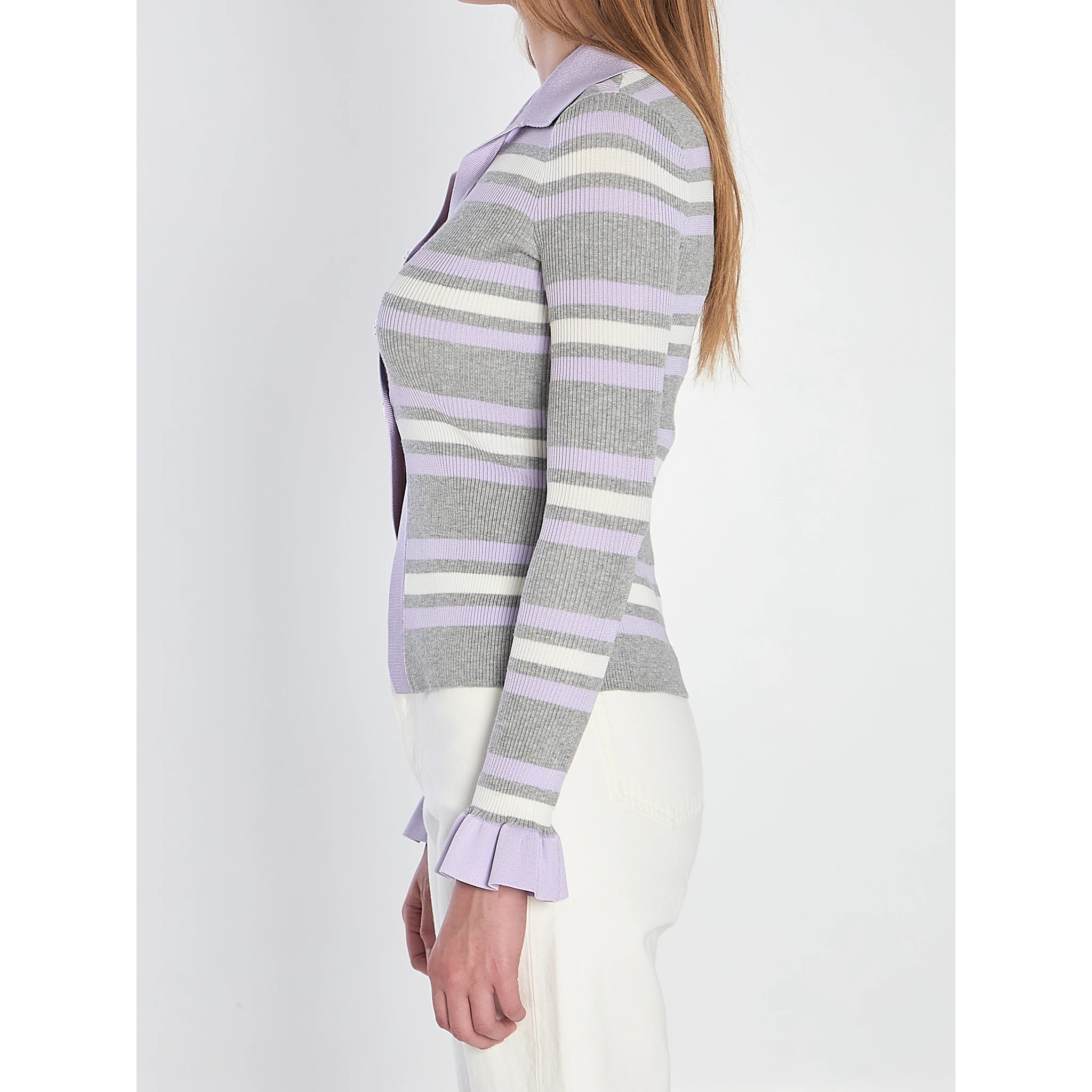 Striped knit top