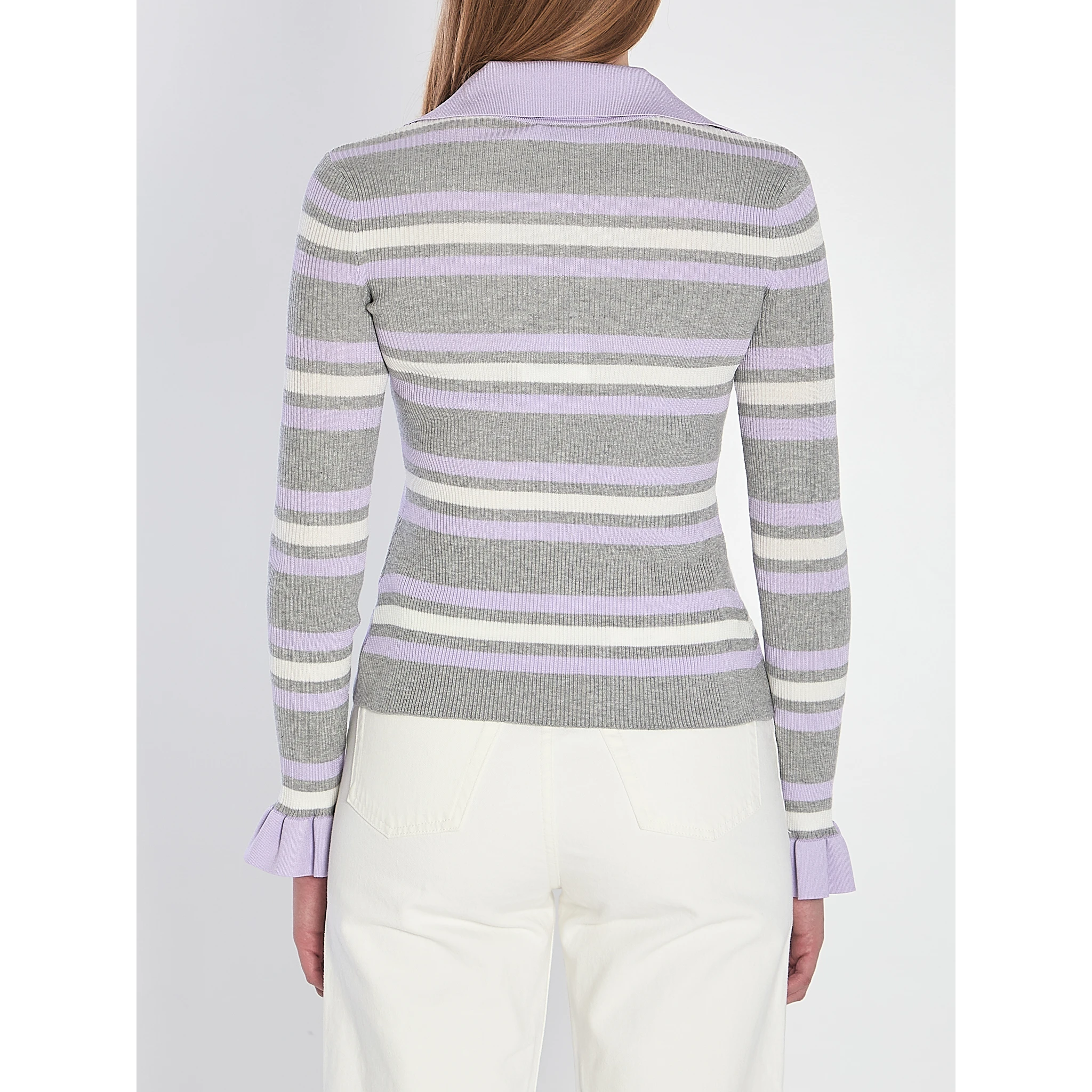 Striped knit top
