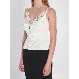 Tank top with lace