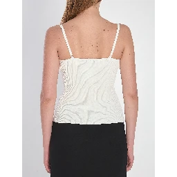 Tank top with lace