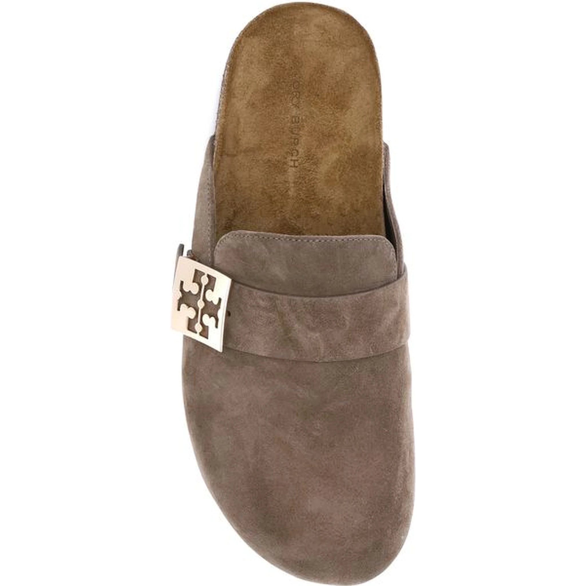 Brown Calf Leather Bos Taurus Mules
