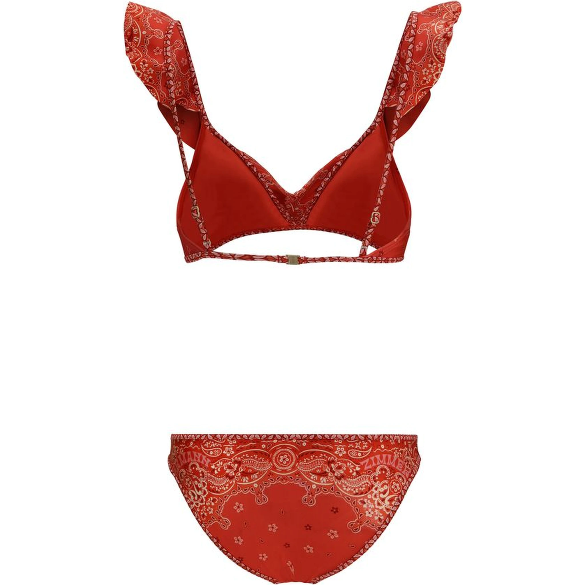 Red Polyamide Bikini