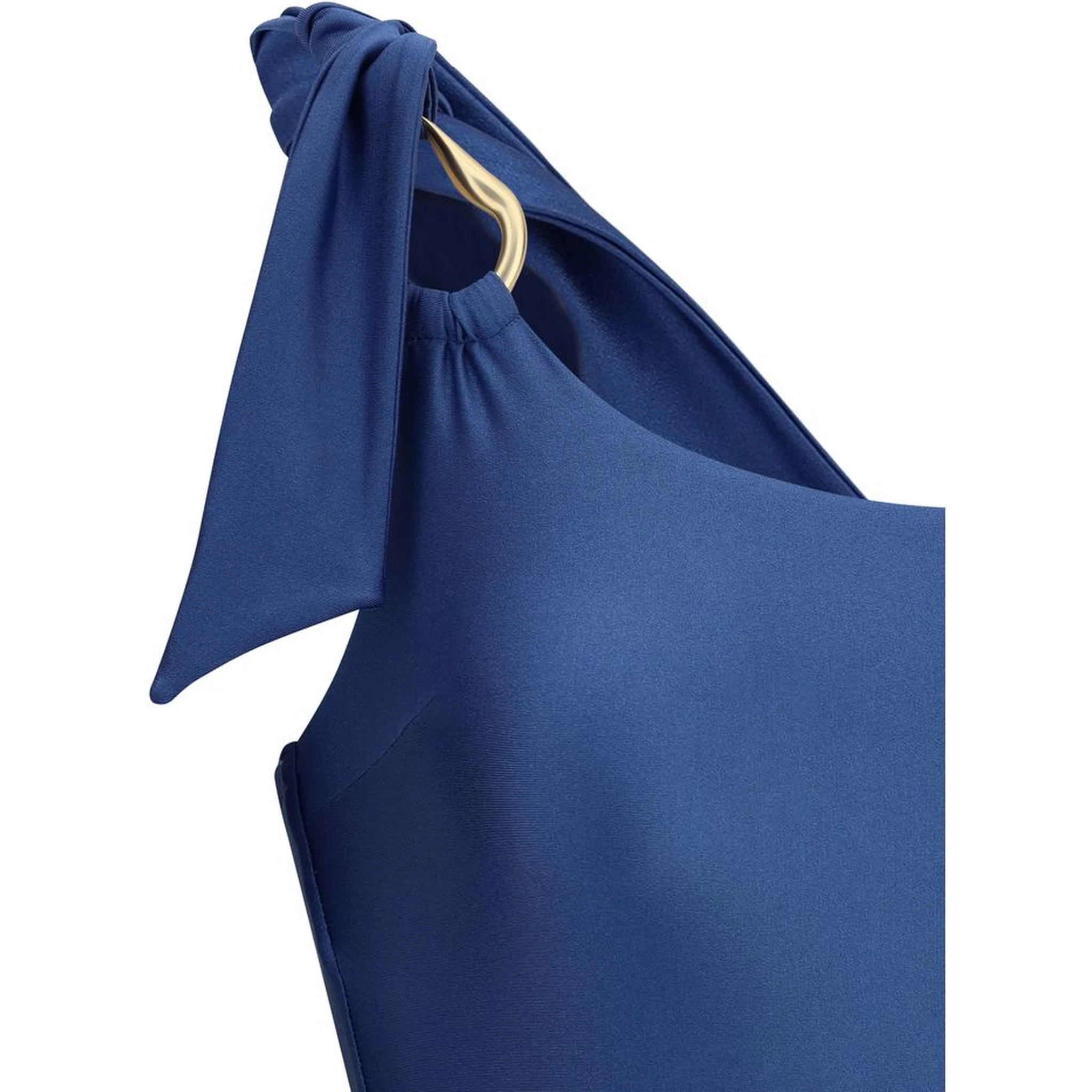 Light Blue Polyamide One-Piece Swimsuit