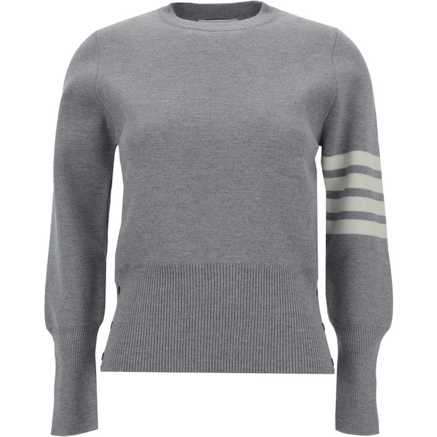 Gray Fleece Wool Sweatshirt