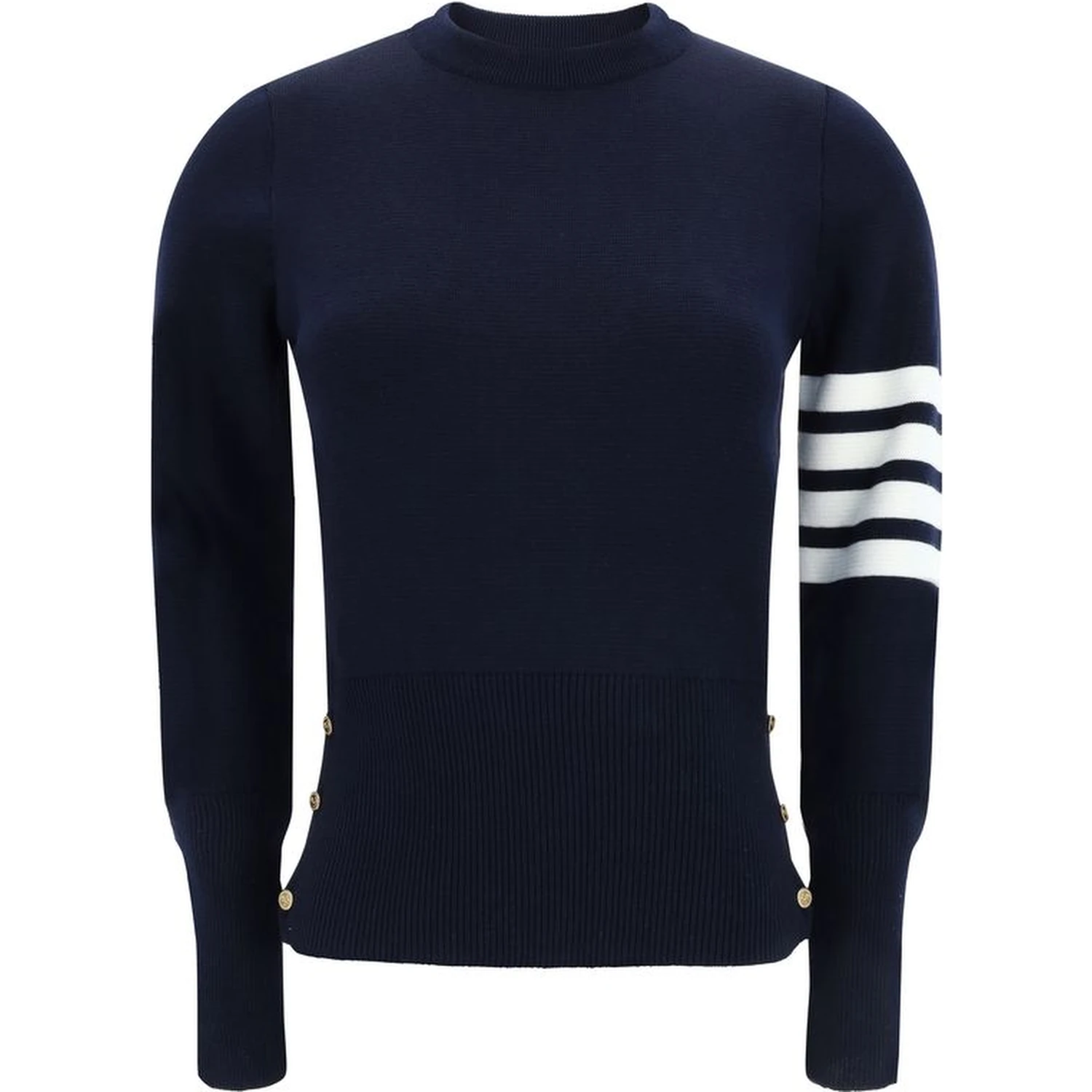 Blue Fleece Wool Sweatshirt