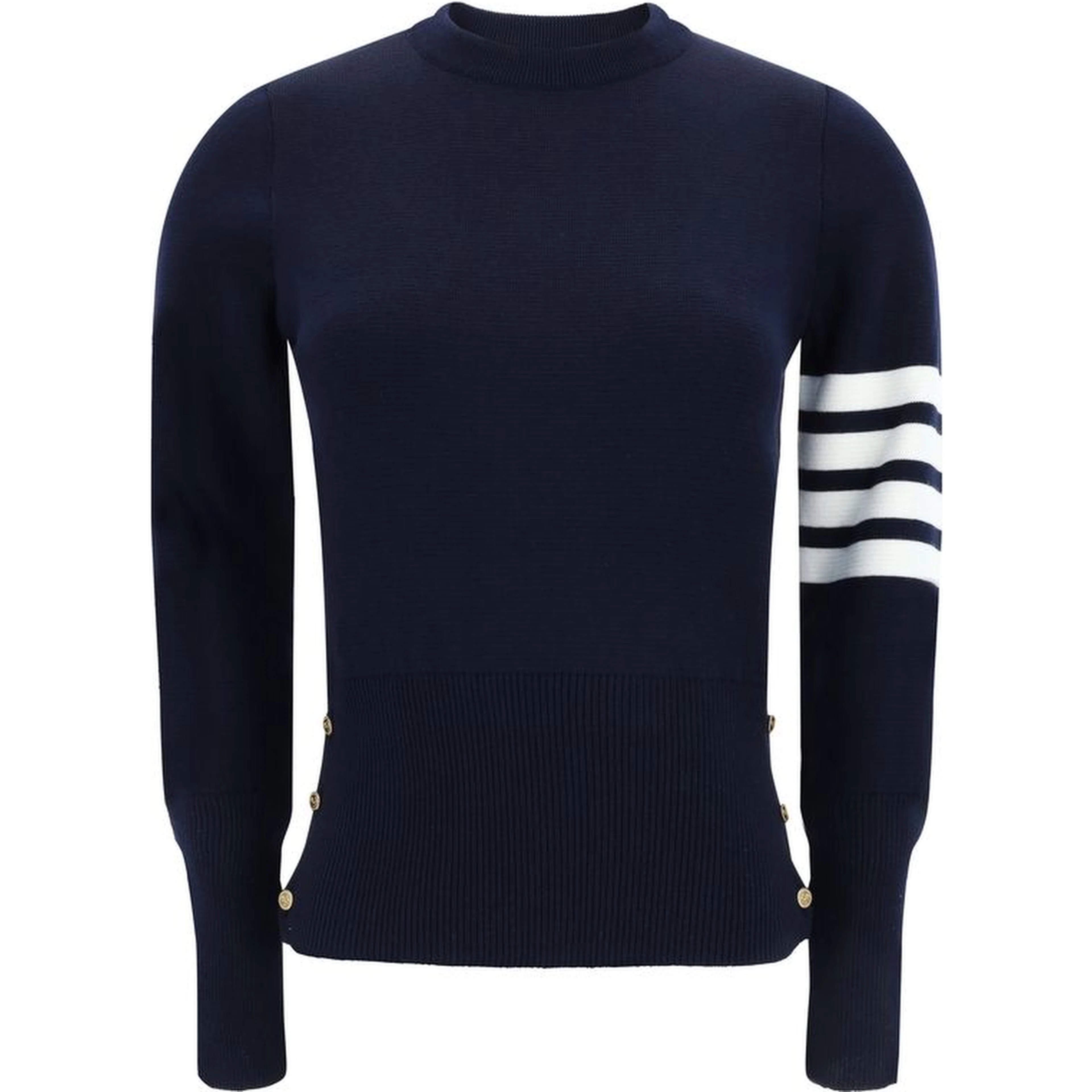 Blue Fleece Wool Sweatshirt