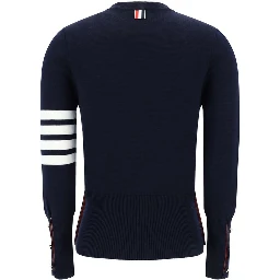 Blue Fleece Wool Sweatshirt