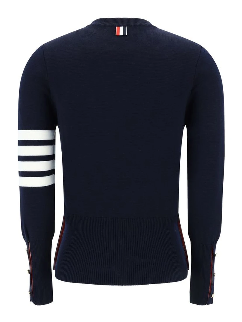 Blue Fleece Wool Sweatshirt