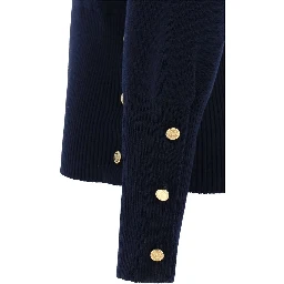 Blue Fleece Wool Sweatshirt