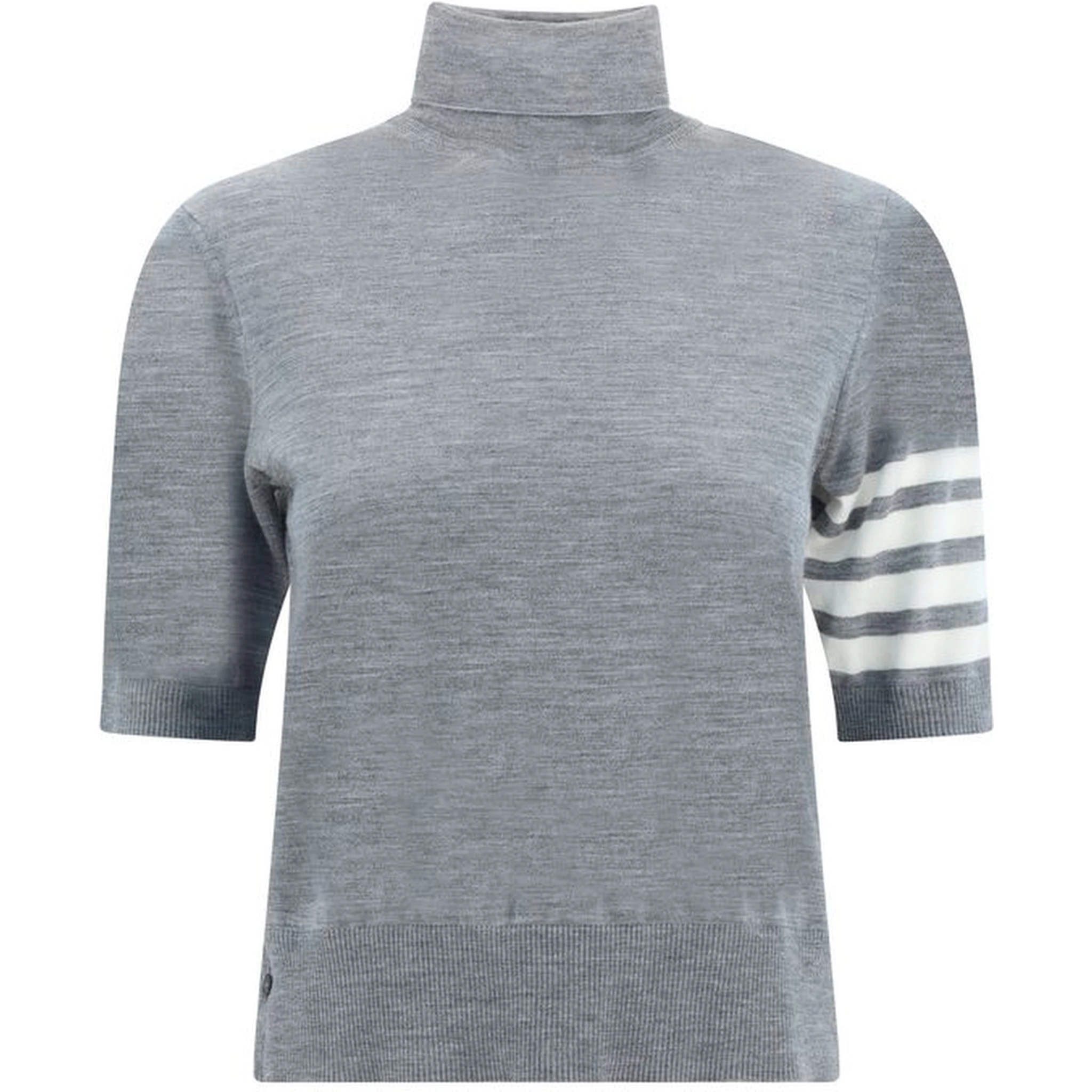 Gray Polyamide Turtleneck