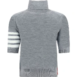 Gray Polyamide Turtleneck