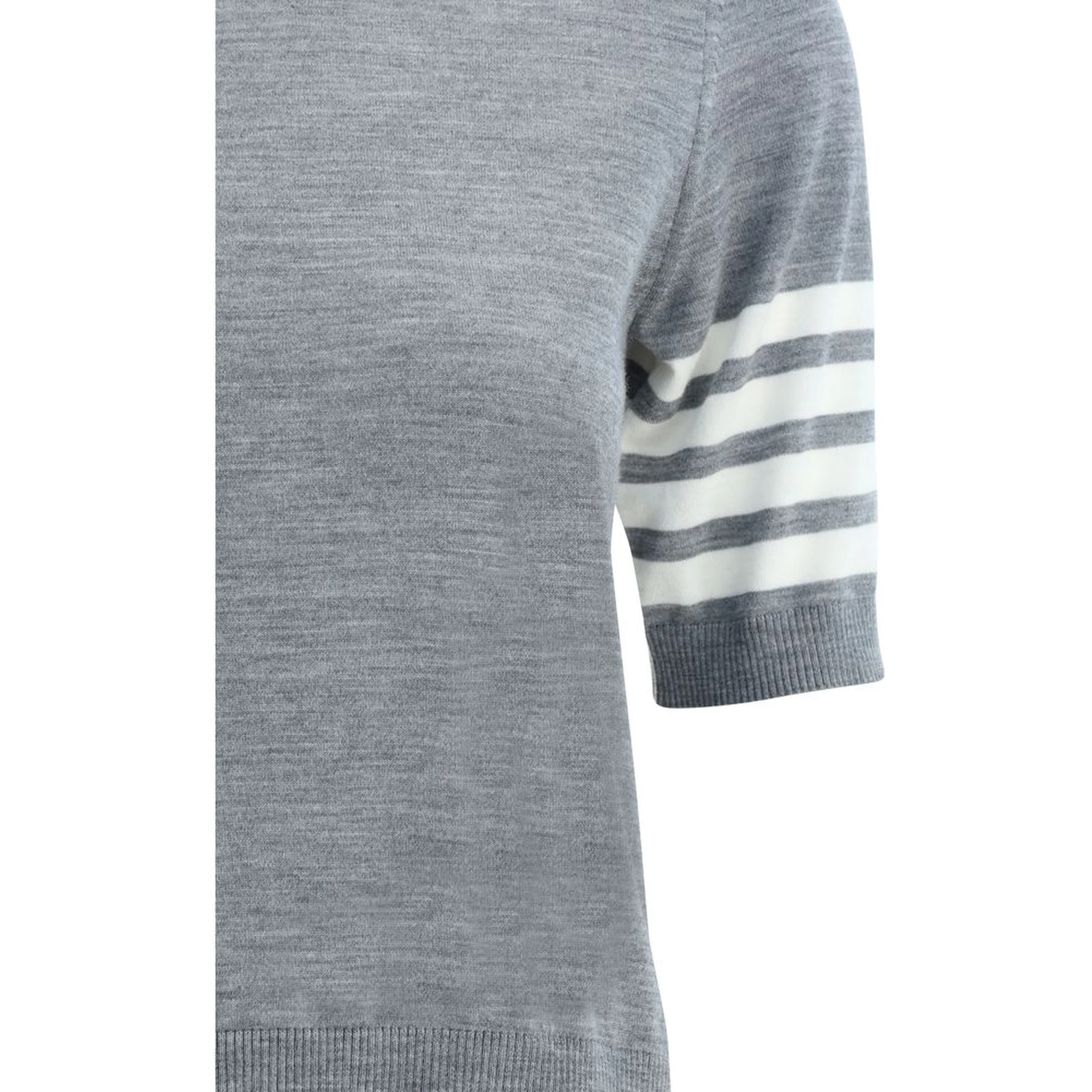 Gray Polyamide Turtleneck