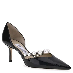 Black Calf Leather Bos Taurus High Heel Pumps