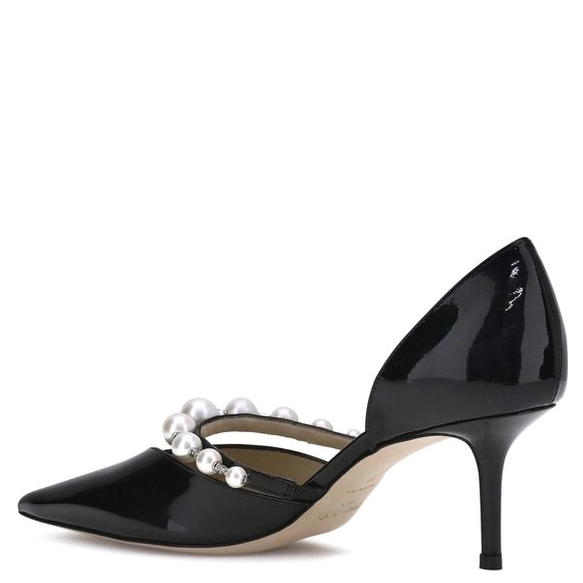 Black Calf Leather Bos Taurus High Heel Pumps