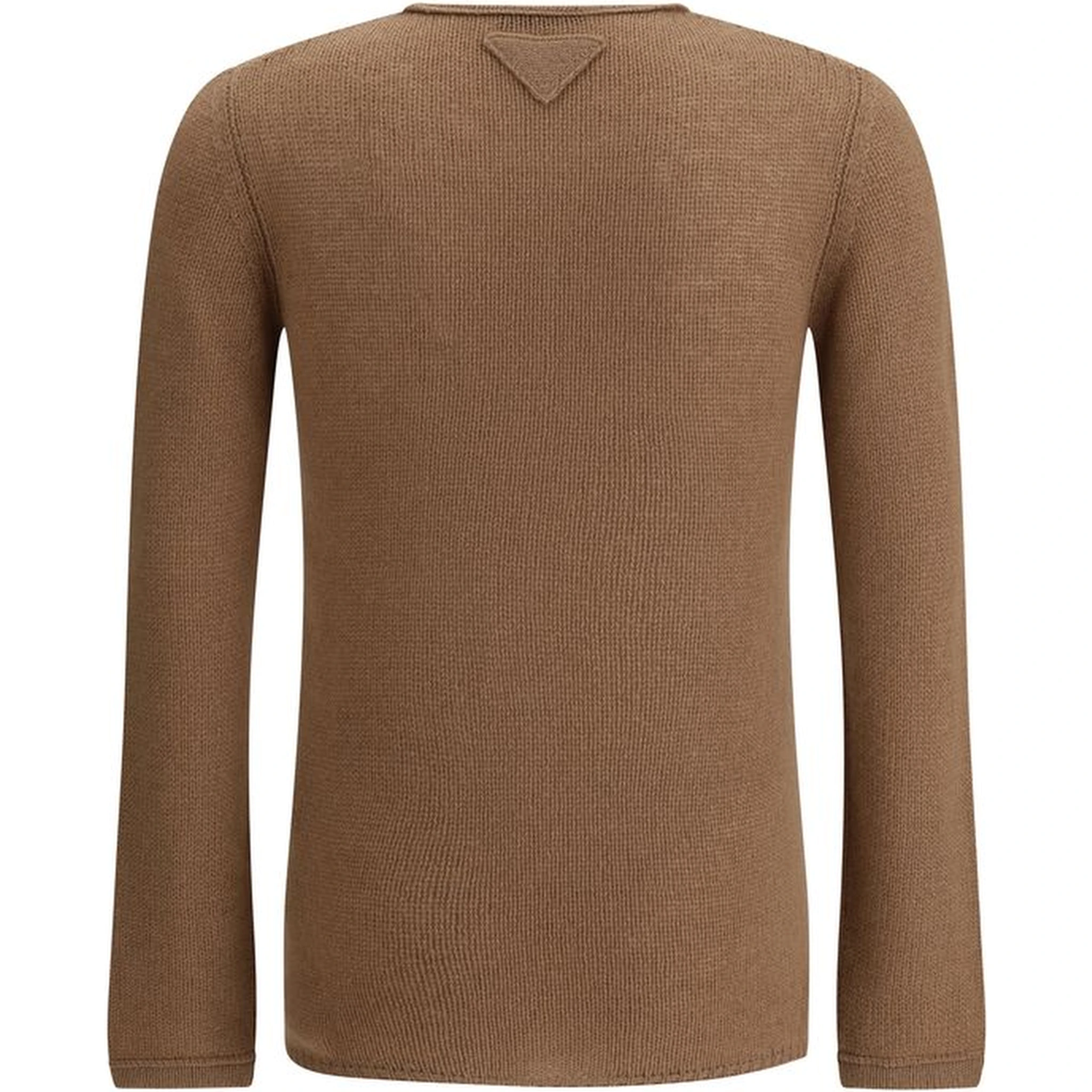 كنزة كشمير بنية اللون