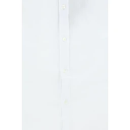 White Elastane Dress Shirt
