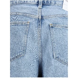 Light Blue Cotton Bermuda Shorts