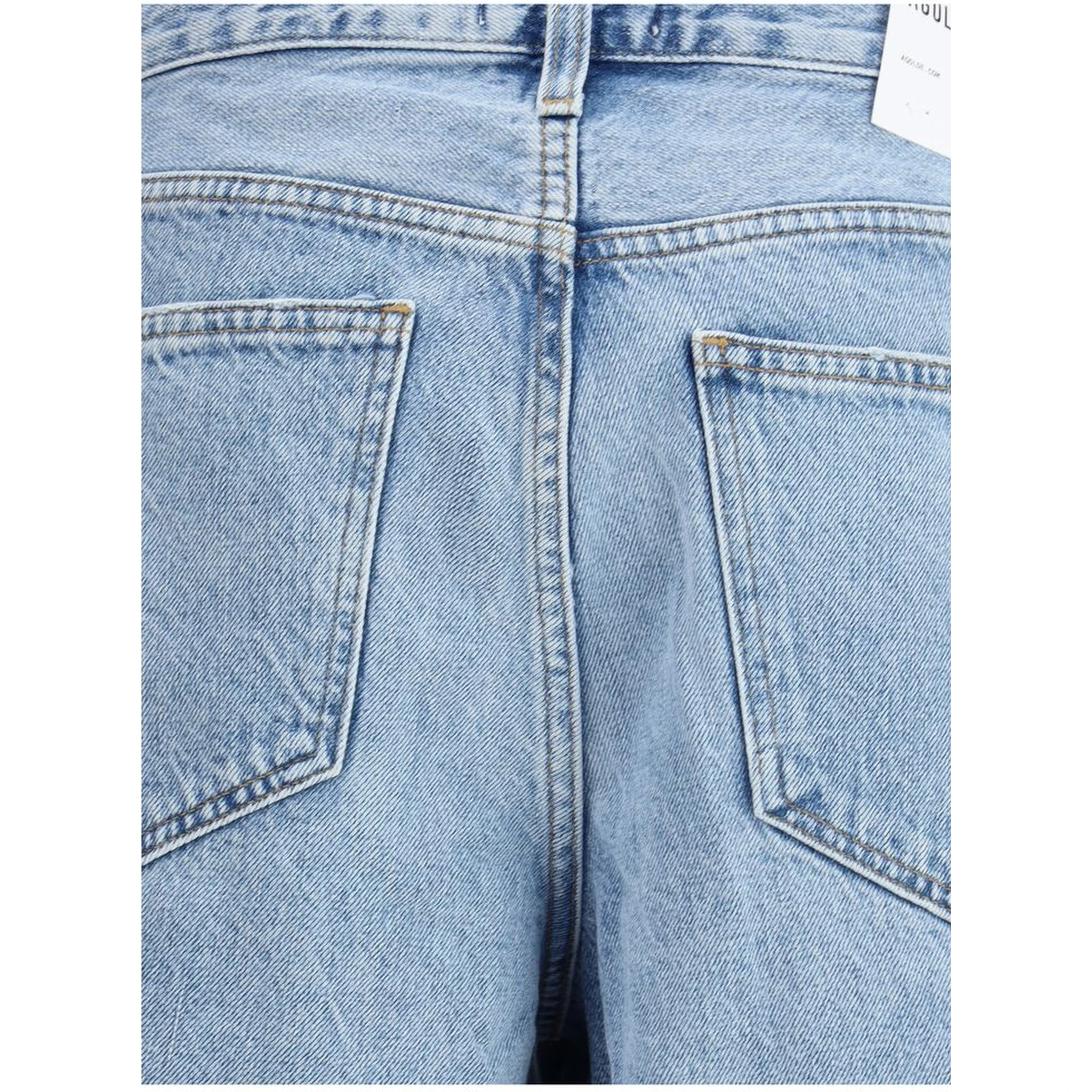 Light Blue Cotton Bermuda Shorts