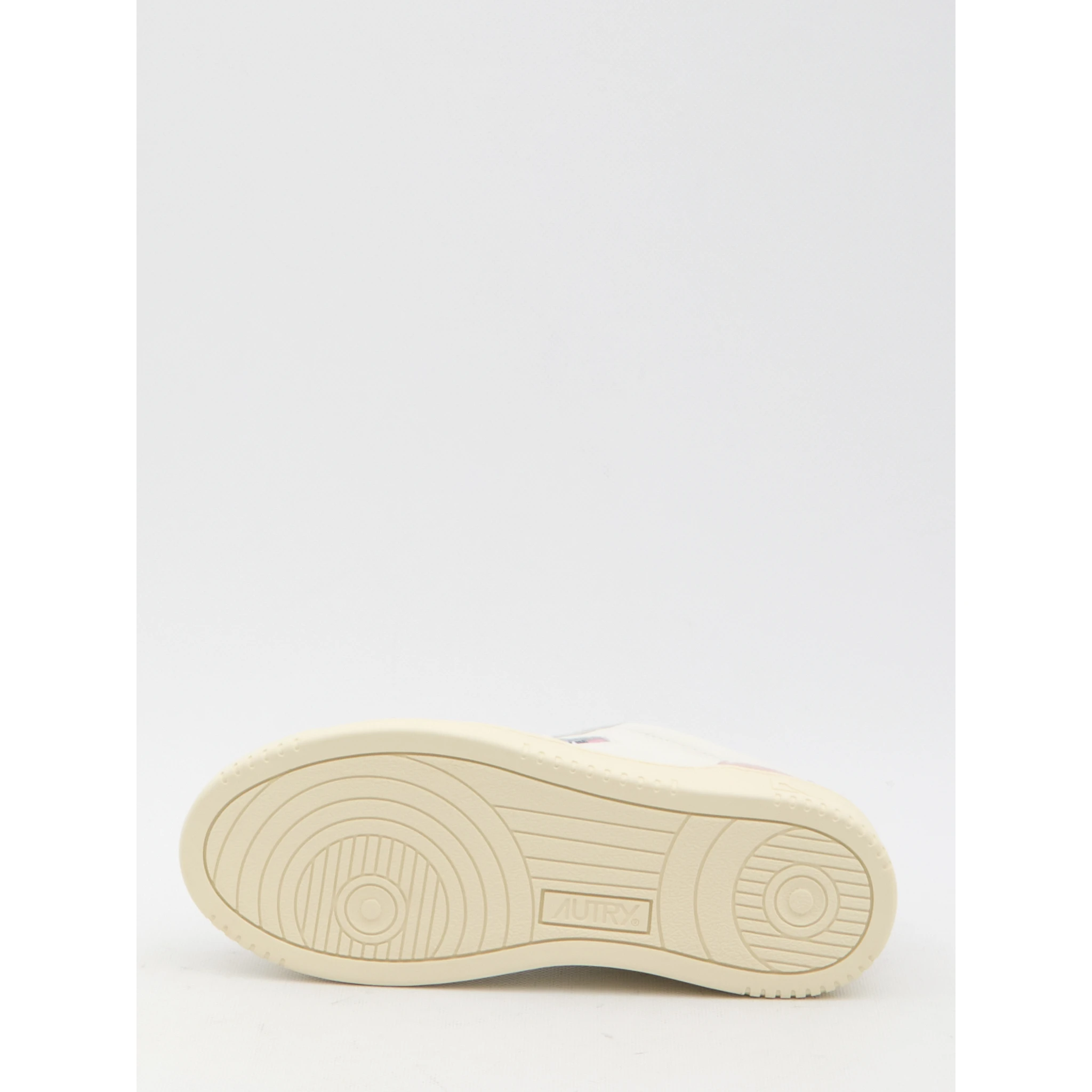 Medalist Low Sneakers In Suede And Leather In White